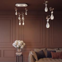Подвесная светодиодная люстра Odeon Light Carolis  - 3